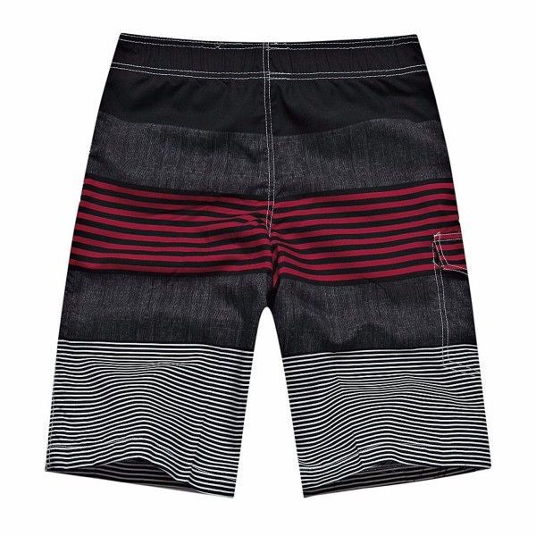 Men's Swim Trunks Quick Dry Water Beach Board Shorts Striped Sportwear ...