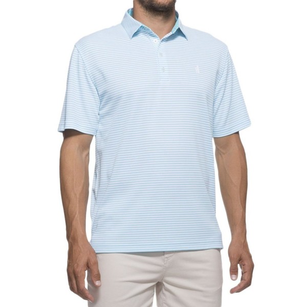 JOHNNIE BUNKER PREP FORMANCE STRIPED SHIRT