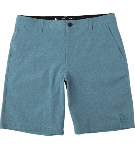 RVCA Mens Hybrid Short Blue