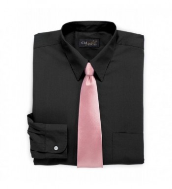 Gold Neck Relaxer Broadcloth Dress Shirt