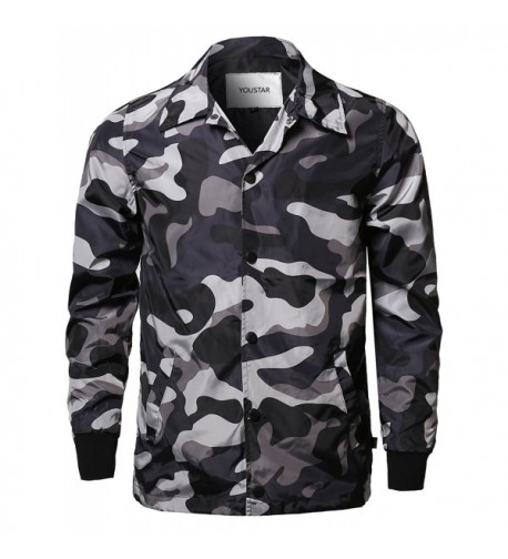 Camouflage Printed Weight Windbreaker Blackcamo