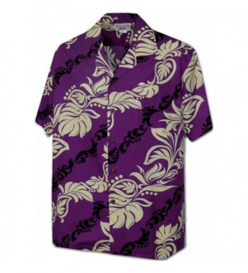 Hawaiian Leis Aloha Shirt 3876Purple