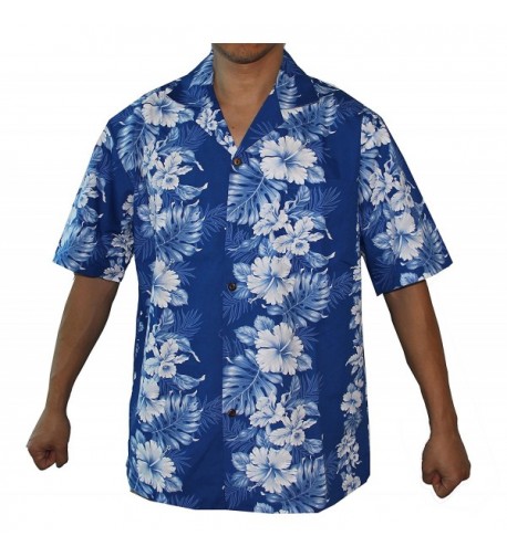 PANEL FLOWERS HAWAIIAN ALOHA SHIRT