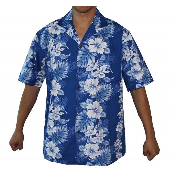 PANEL FLOWERS HAWAIIAN ALOHA SHIRT