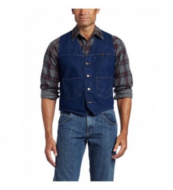 wrangler unlined denim vest