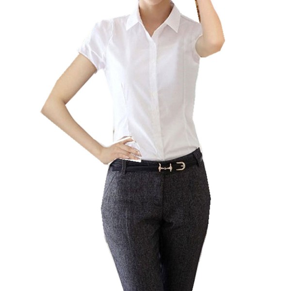Taiduosheng Women Button Sleeve Blouse