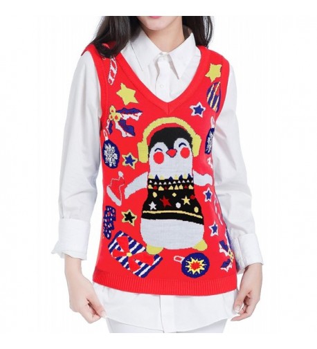 V28 Christmas Sweater Women Vintage