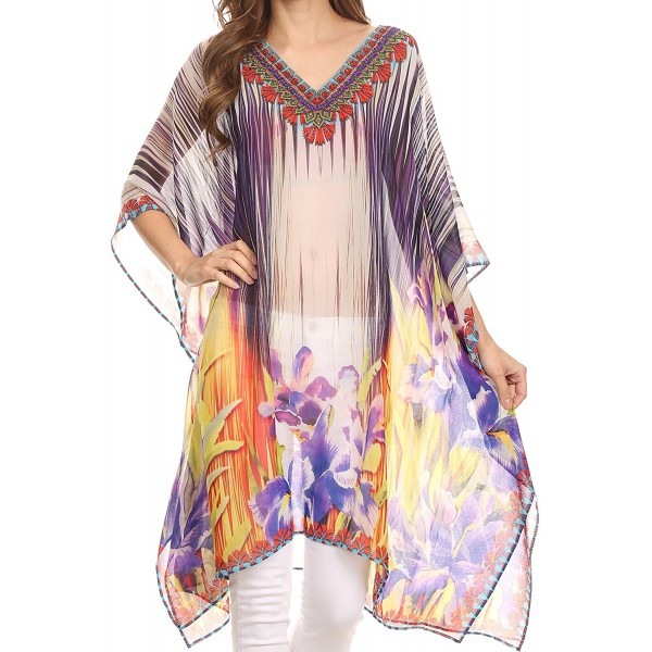 Sakkas KF5033A ShortCaftan Moroccan Printed