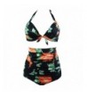 COCOSHIP Floral Halter Carnival Swimwear