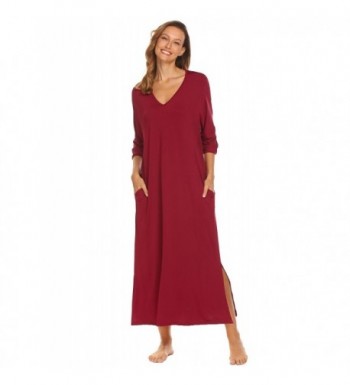 Aimado Sleepwear Nightgown Nightdress Purplish