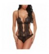 Oheetu halter lingerie babydoll bodysuit