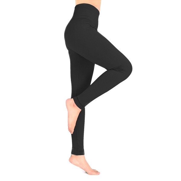 Ypser Fleece Leggings Slimming Elastic