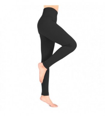 Ypser Fleece Leggings Slimming Elastic