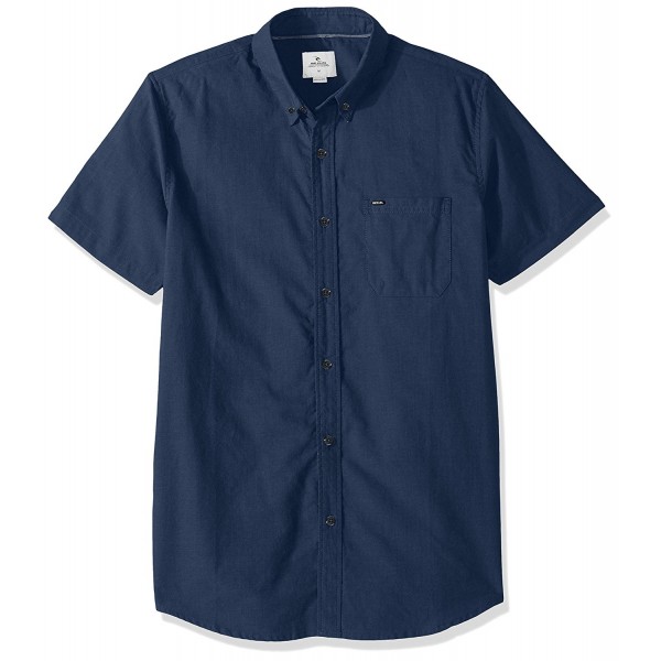 Men's Ourtime Short Sleeve Shirt - Navy - CH12MAFGF58