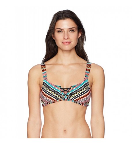 Jantzen Womens Stripe Bikini Empress