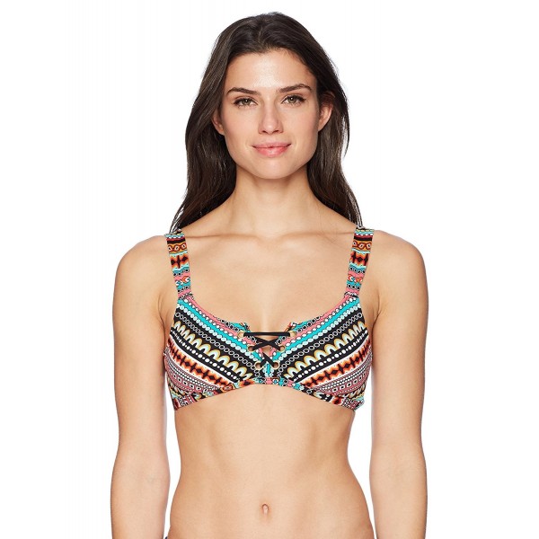 Jantzen Womens Stripe Bikini Empress