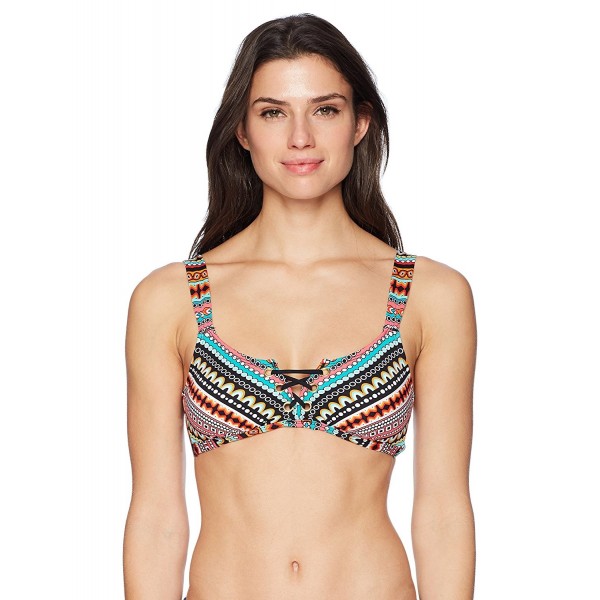 Jantzen Womens Stripe Bikini Empress