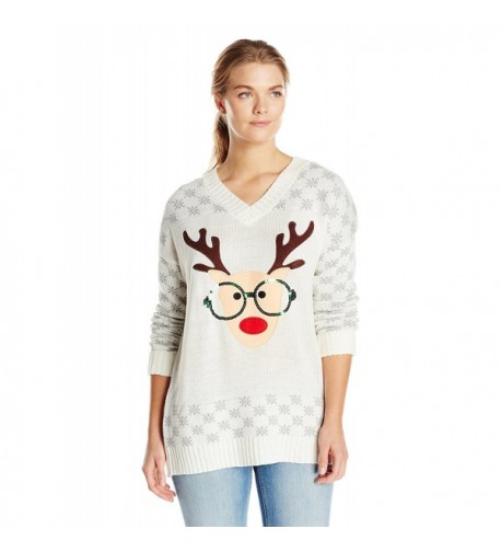 Derek Heart Plus Size Reindeer Christmas