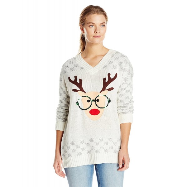 Derek Heart Plus Size Reindeer Christmas