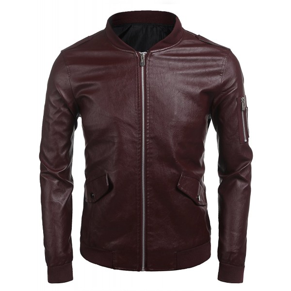 Zuckerfan Leather Jacket Hipster Outerwear