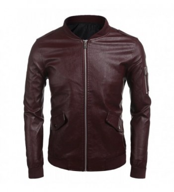 Zuckerfan Leather Jacket Hipster Outerwear