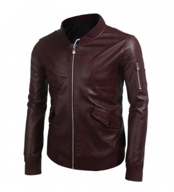 Men's Faux Leather Jackets