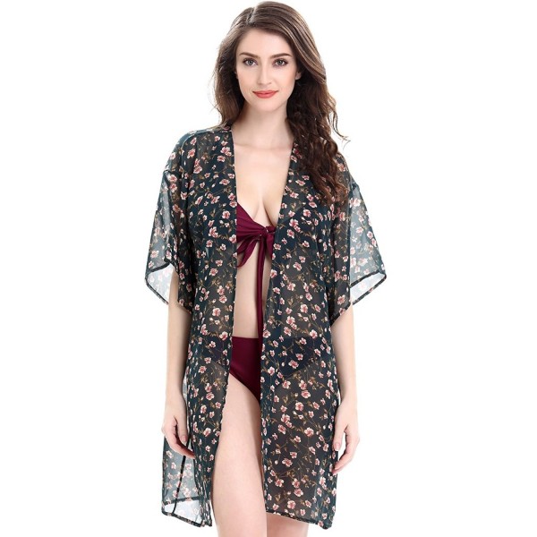 Macr Steve Chiffon Beachwear Cardigan