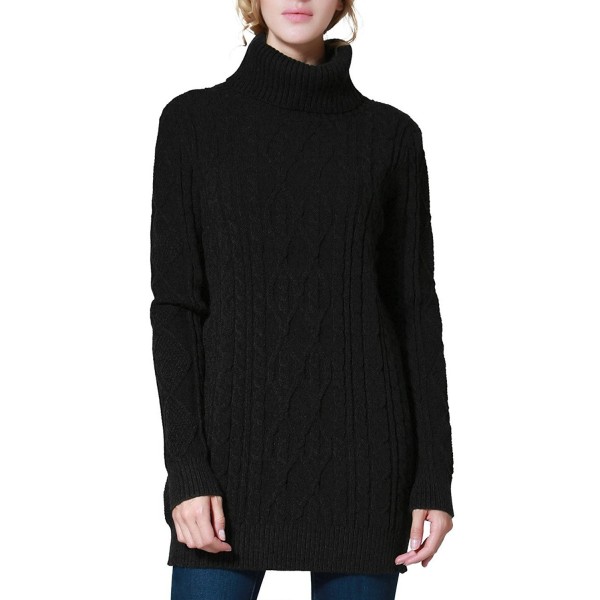 PrettyGuide Womens Sweater Turtleneck Pullover