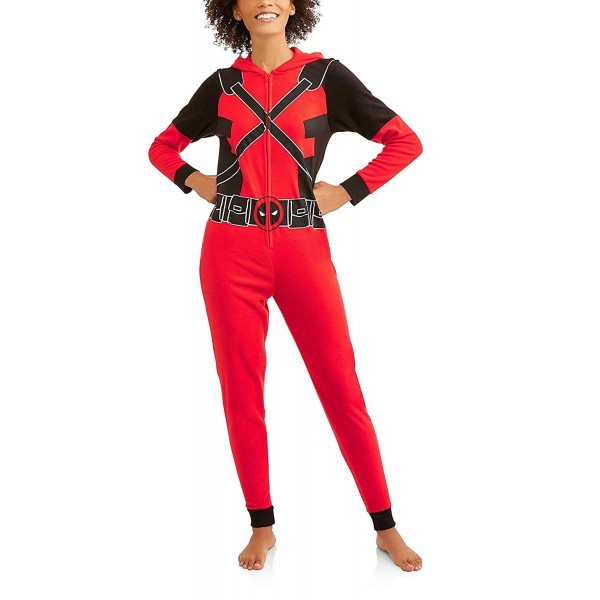 Deadpool Marvel Womens Fleece Pajamas