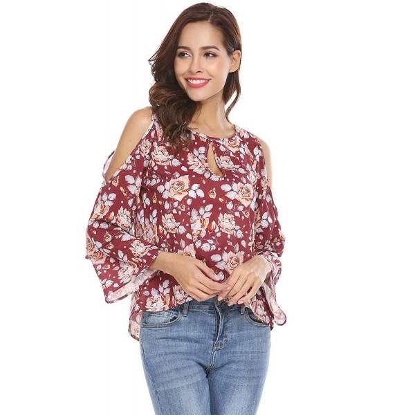 dongba Shoulder Sleeve Blouse Casual