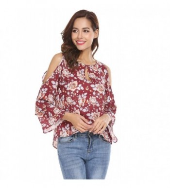 dongba Shoulder Sleeve Blouse Casual