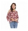 dongba Shoulder Sleeve Blouse Casual