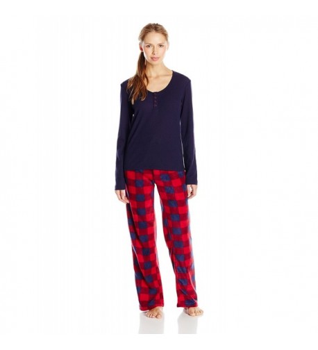 Intimo Womens Thermal Pajama Sleepwear