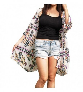 Fashion Rainbow Fringed Kimono Cover