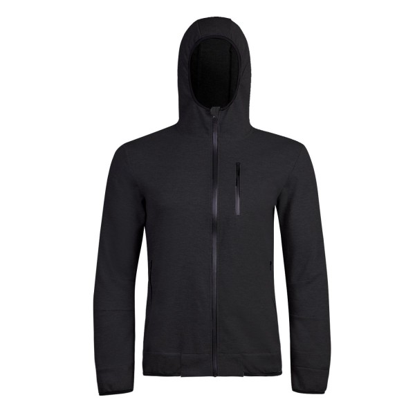 Men Full-Zip Hooded Sweatshirt With Three Pockets-Men Sportswear ...