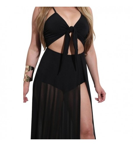 Strappy Dresses Women Sling Split