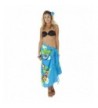 World Sarongs Hawaiian Swimsuit Turquoise