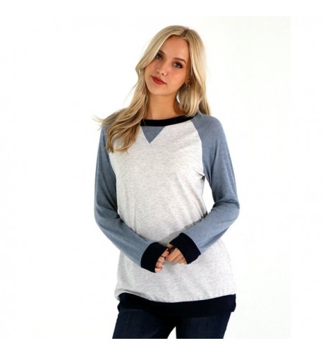 Preppy Doll Colorblock Pullover Sweatshirt