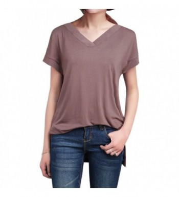 LUOTILIA Short Sleeve Shirts Women