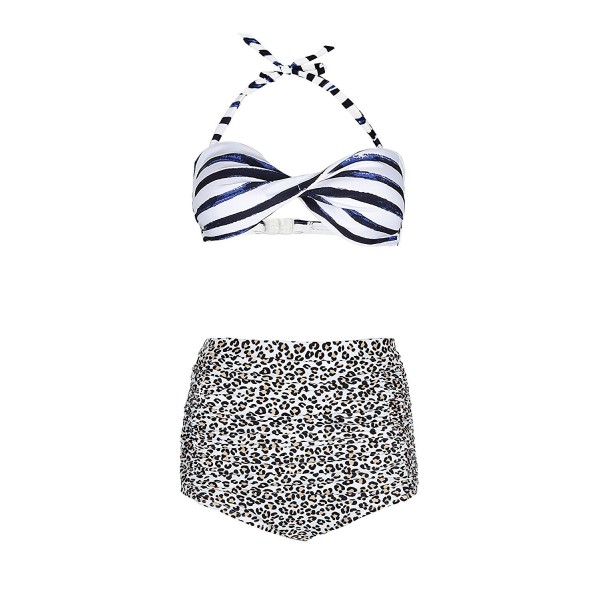 Geek Lighting Leopard Waisted Swimsuit