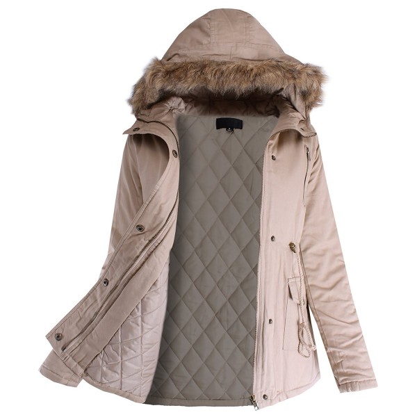 Ladies Code Hooded Outwear Padding