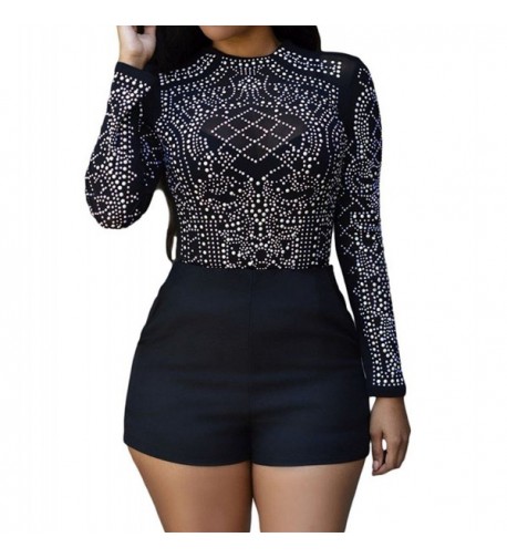 SUBWELL Womens Bodycon Studded Through